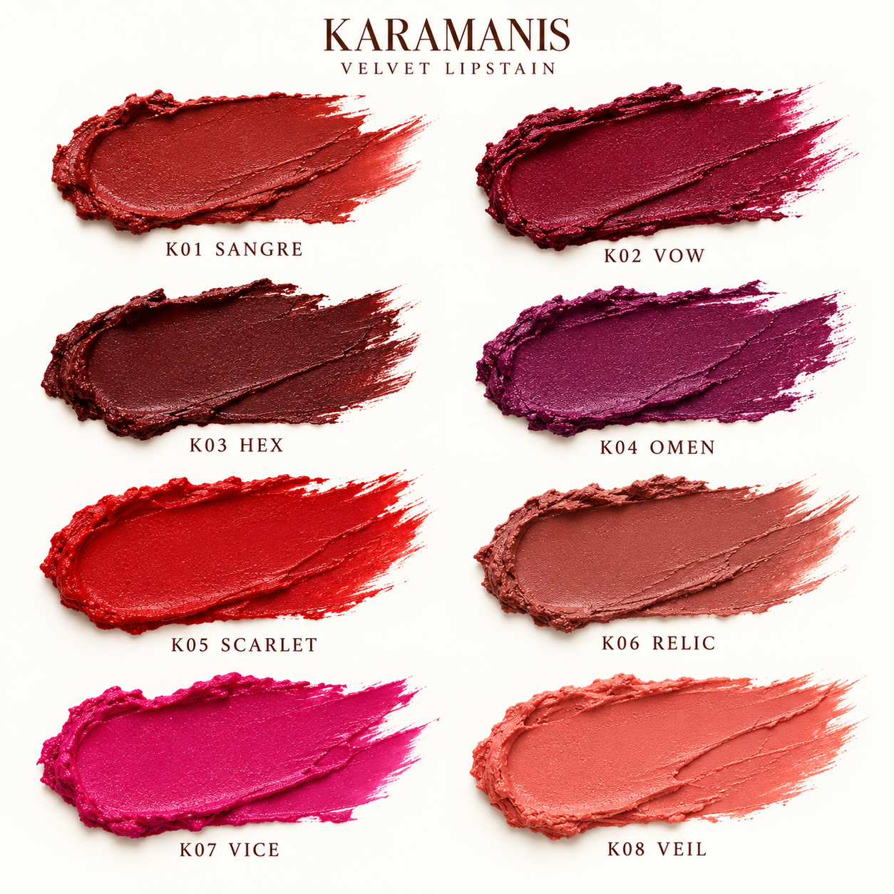 PRE ORDER: Karamanis Velvet Lipstain
