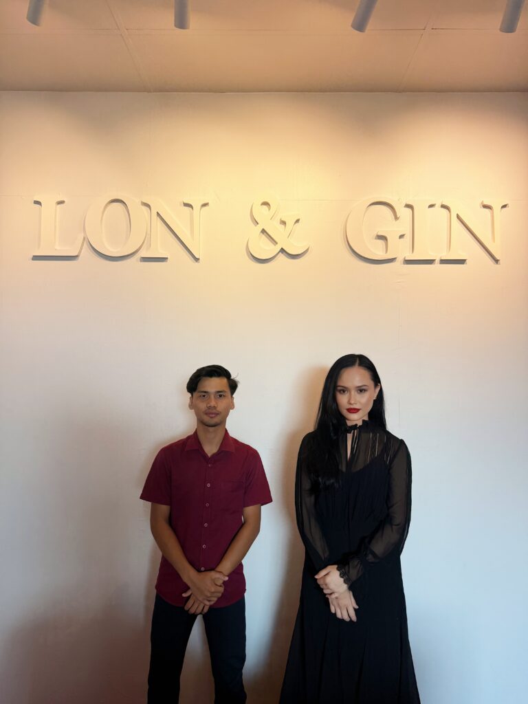 Brenda Anura Londoh with Irvaine